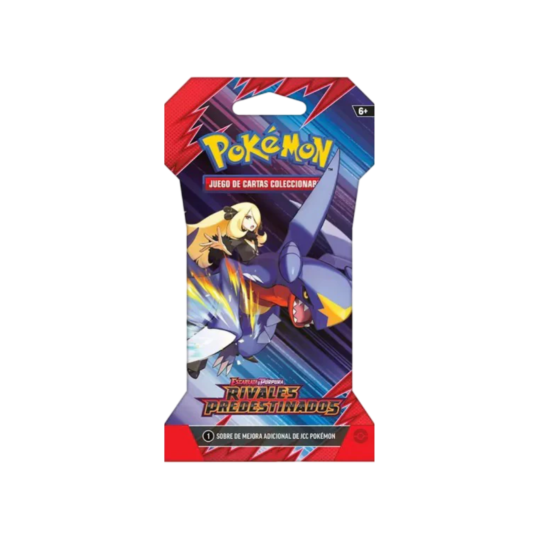 Pokémon JJC: Escarlata y Púrpura - Rivales Predestinados - Sleeved Booster Pack Individual - Español - Cherisaur Store