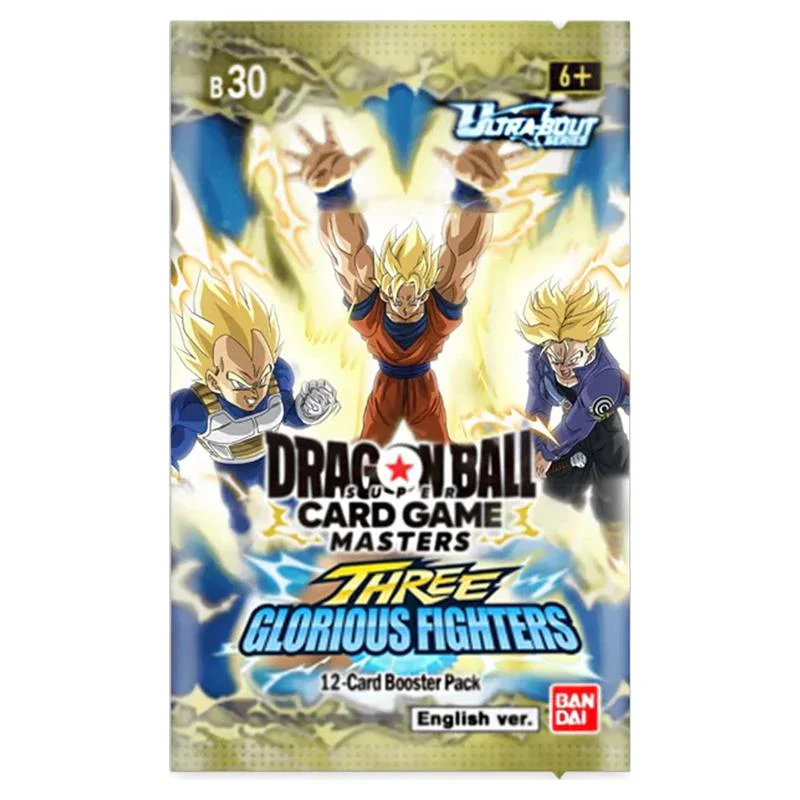DBS Card Game Masters - (B30) Three Glorious Fighters - Booster Pack Individual - Ingles - Cherisaur Store