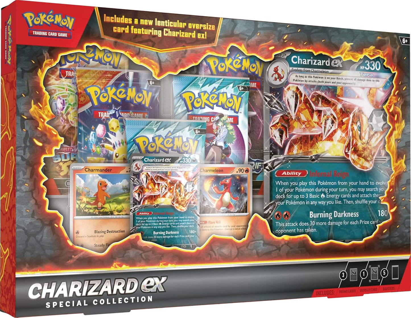 Pokémon TCG: Scarlet & Violet - Charizard ex Special Collection - Inglés - Cherisaur Store