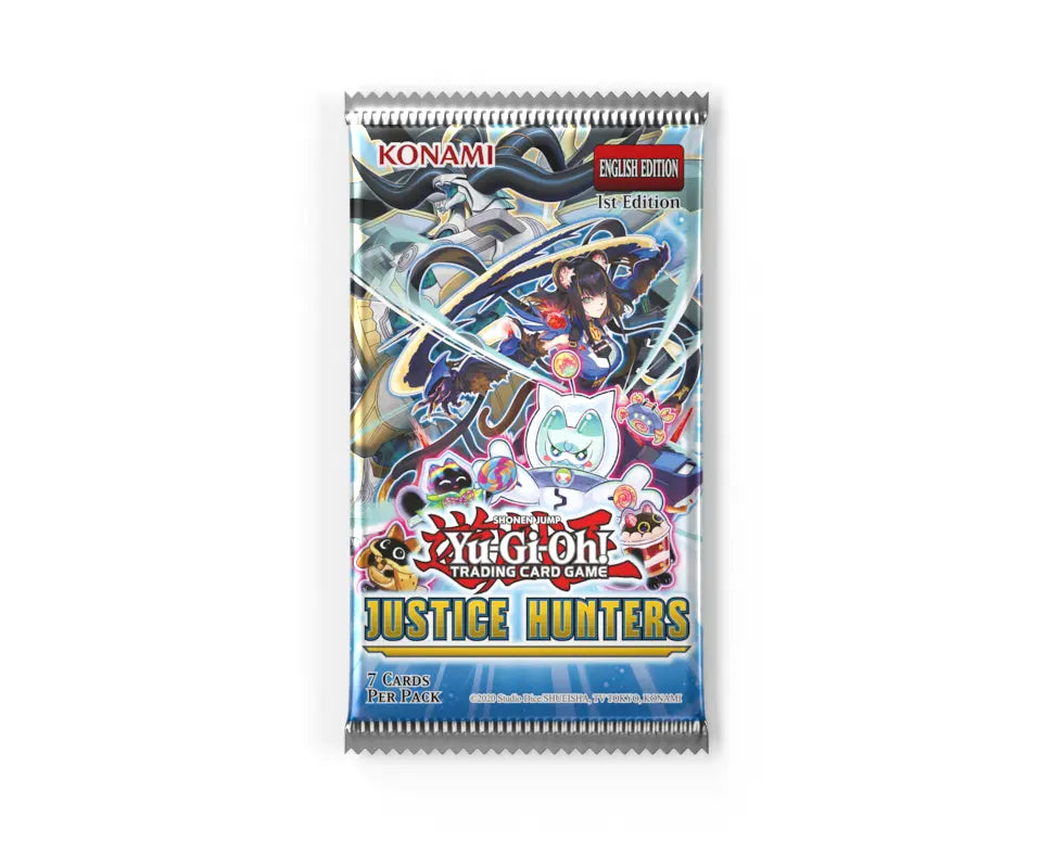 Yu-Gi-Oh! TCG - Justice Hunter - Booster Pack Individual - Ingles - Cherisaur Store