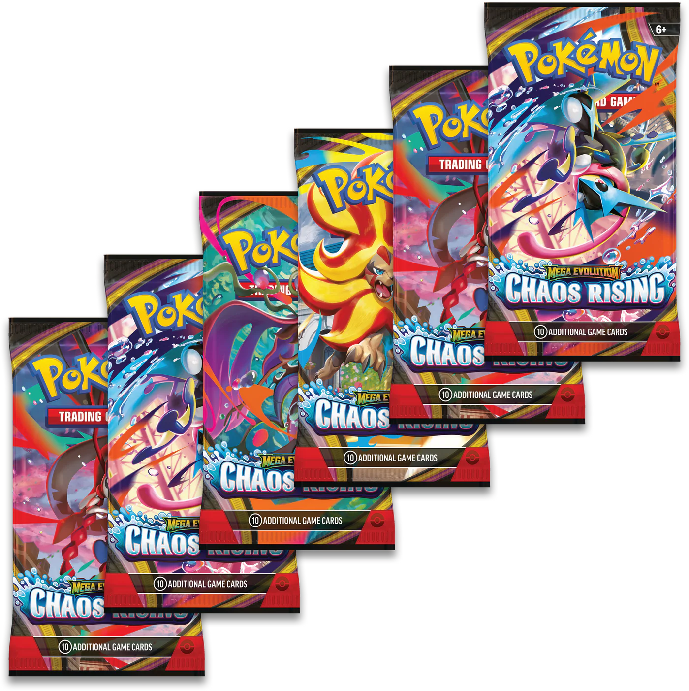 Pokémon TCG: Mega Evolution - Chaos Rising - Bundle- Ingles - Cherisaur Store