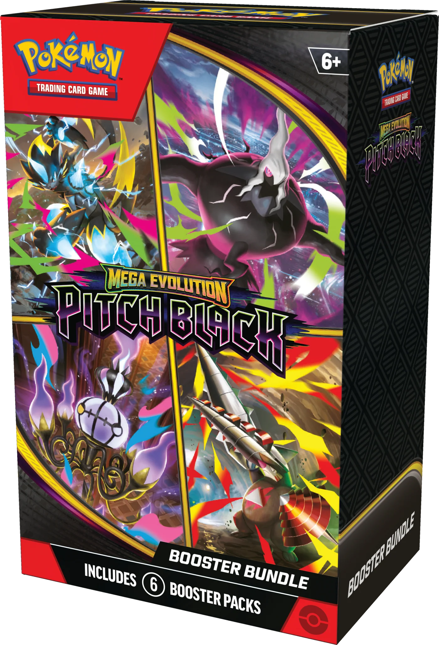 Pokémon TCG: Mega Evolution - Pitch Black - Bundle- Ingles - Cherisaur Store