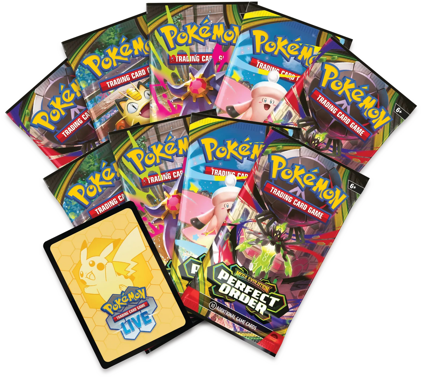 Pokémon TCG: Mega Evolution - Perfect Order - Elite Trainer Box - Inglés - Cherisaur Store