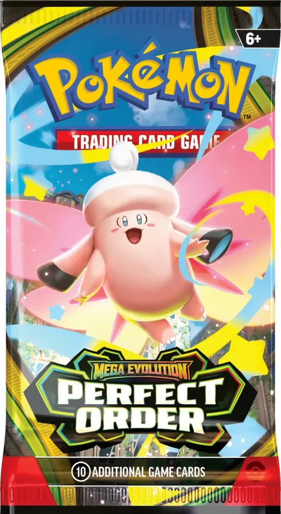 Pokémon TCG: Mega Evolution - Perfect Order - Booster Pack Individual - Ingles - Cherisaur Store