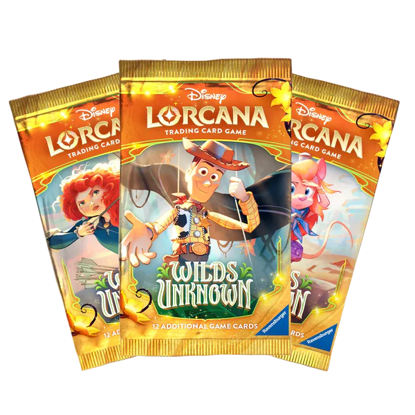 Ravensburger Disney Lorcana TCG: Wilds Unknown - Booster Pack Individual - Ingles - Cherisaur Store