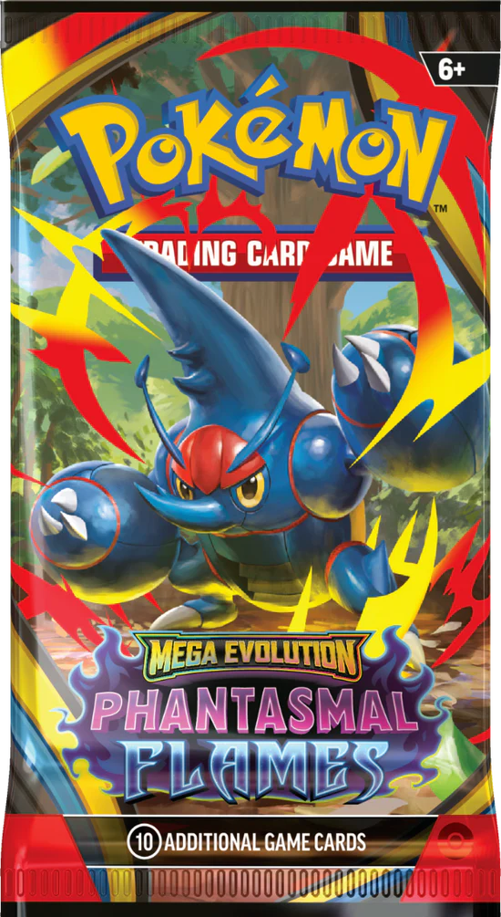 Pokémon TCG: Mega Evolution - Phantasmal Flames - Booster Box - Ingles - Cherisaur Store