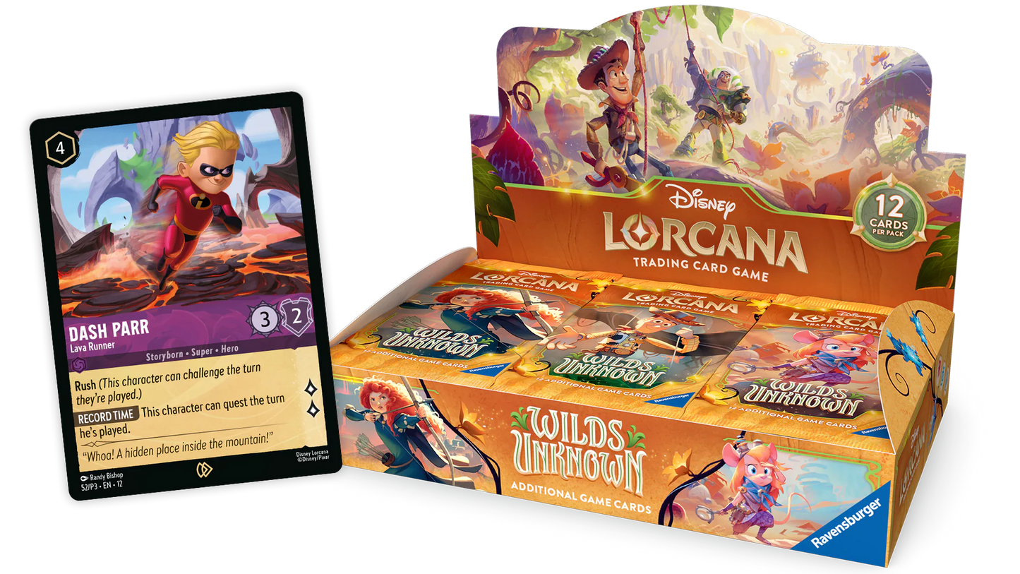 Ravensburger Disney Lorcana TCG: Wilds Unknown - Booster Pack Display - Ingles - Cherisaur Store