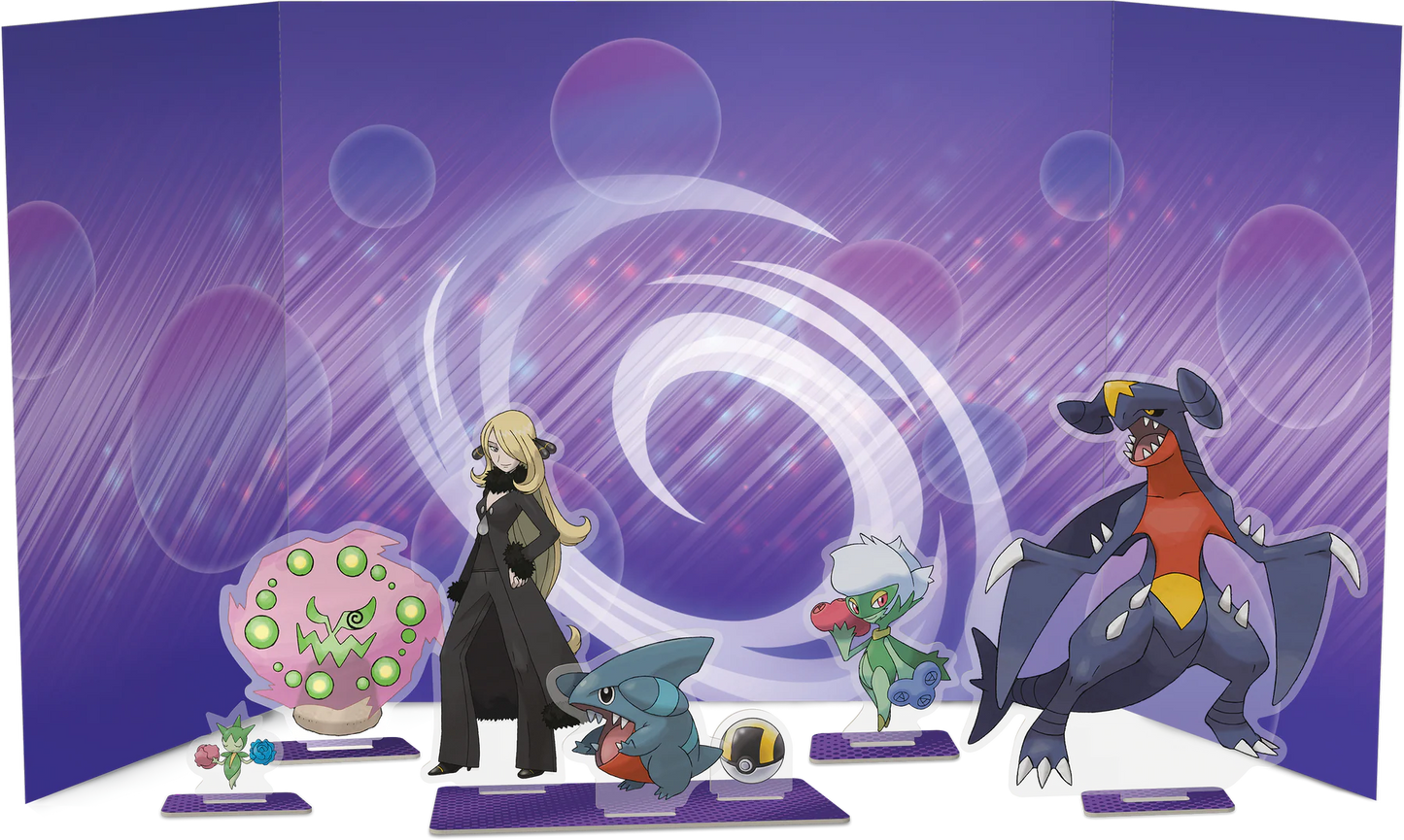 Pokémon TCG: Scarlet & Violet - Cynthia's Garchomp EX Premium Collection - Inglés - Cherisaur Store