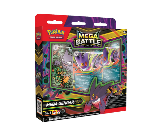 Pokémon TCG: Mega Evolution - Mega Battle Deck - Mega Gengar - Ingles - Cherisaur Store