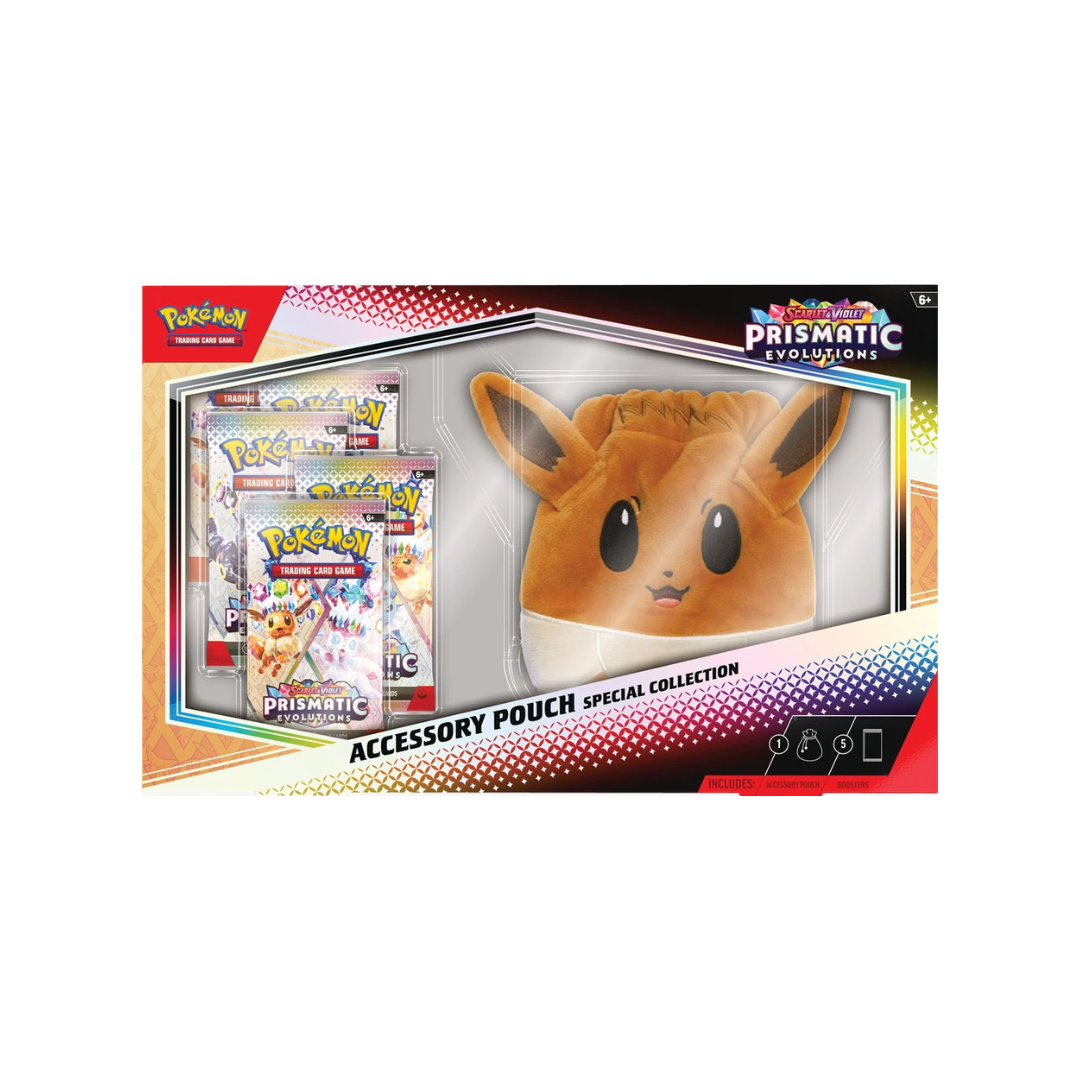 Pokémon TCG: Scarlet & Violet - Prismatic Evolutions Accessory Pouch Special Collection - Inglés - Cherisaur Store
