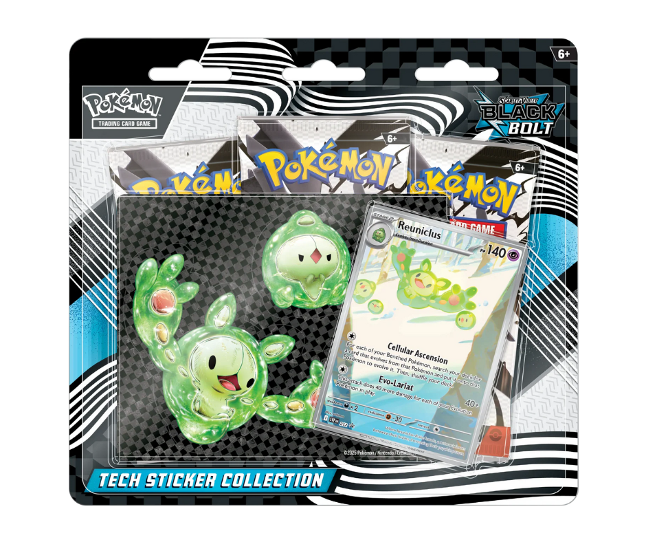 Pokémon TCG: Scarlet & Violet - Black Bolt & White Flare - Tech Sticker Collection Reuniclus - Inglés - Cherisaur Store