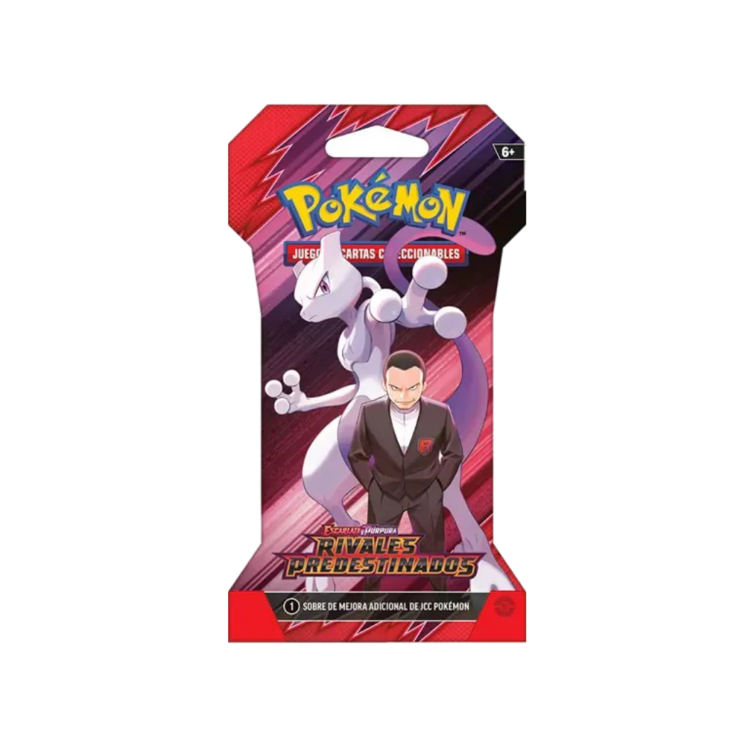 Pokémon JJC: Escarlata y Púrpura - Rivales Predestinados - Sleeved Booster Pack Individual - Español - Cherisaur Store