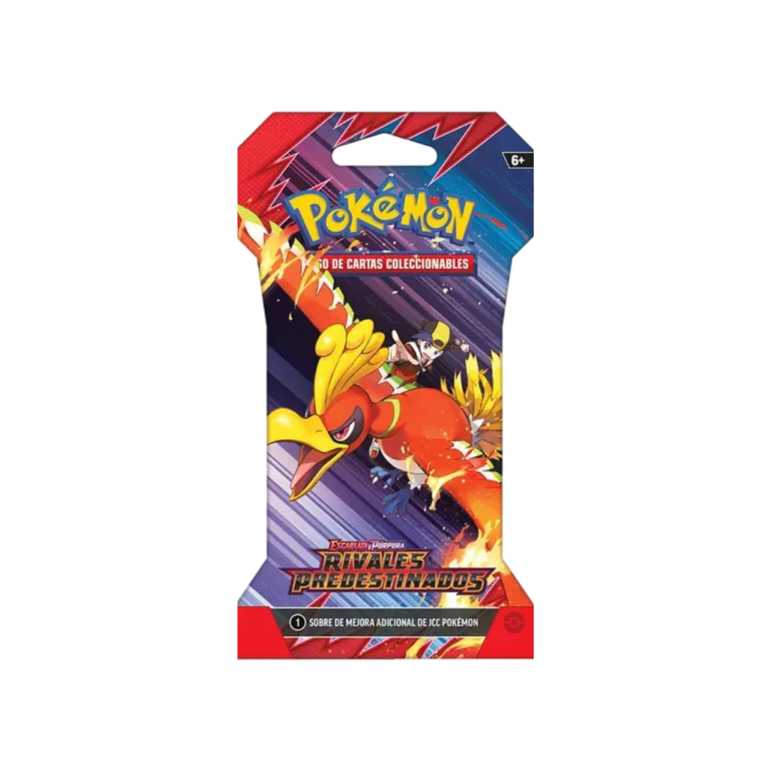 Pokémon JJC: Escarlata y Púrpura - Rivales Predestinados - Sleeved Booster Pack Individual - Español - Cherisaur Store