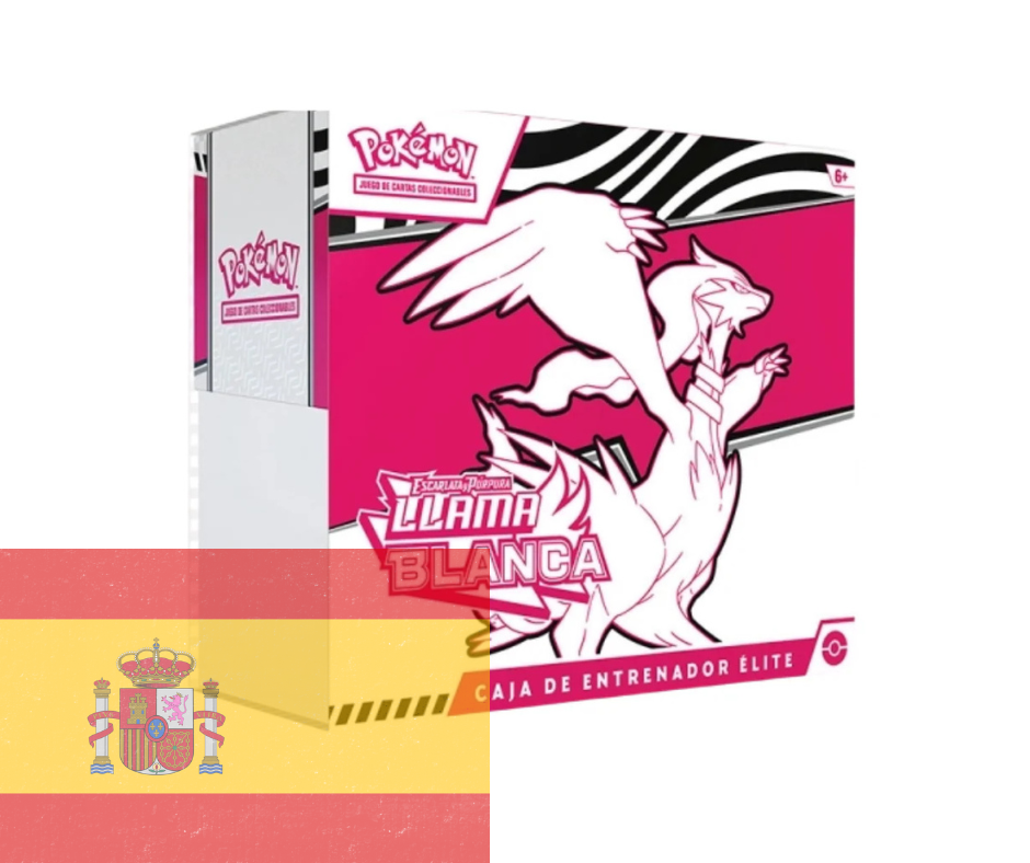 Pokémon JCC: Escarlata y Púrpura - Llama Blanca - Caja de Entrenador Elite - Español - Cherisaur Store