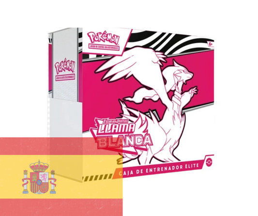 Pokémon JCC: Escarlata y Púrpura - Llama Blanca - Caja de Entrenador Elite - Español - Cherisaur Store