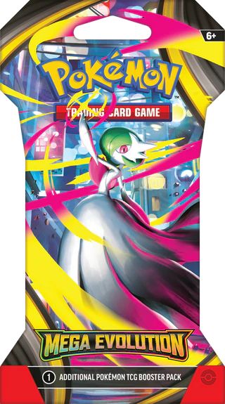 Pokémon TCG: Mega Evolution - Sleeved Booster Pack Individual - Inglés - Cherisaur Store