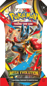 Pokémon TCG: Mega Evolution - Sleeved Booster Pack Individual - Inglés - Cherisaur Store