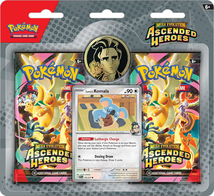 Pokémon TCG: Mega Evolution - Ascended Heroes - Collection Erika/Larry - Inglés - Cherisaur Store