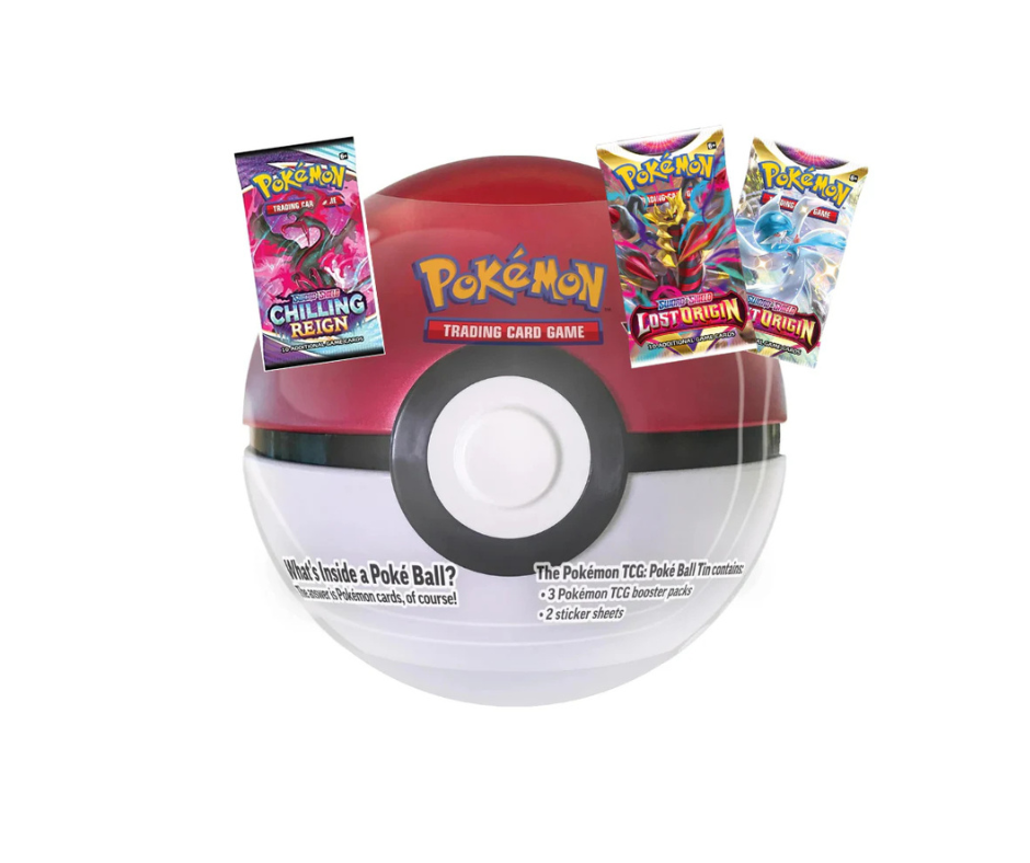 Pokémon TCG: Sword & Shield - Poke Ball Tin (1 pieza, Modelo al azar) - Inglés - Cherisaur Store