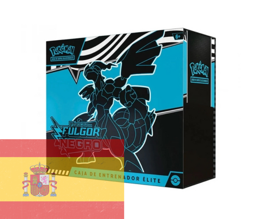 Pokémon JCC: Escarlata y Púrpura - Fulgor Negro - Caja de Entrenador Elite - Español - Cherisaur Store
