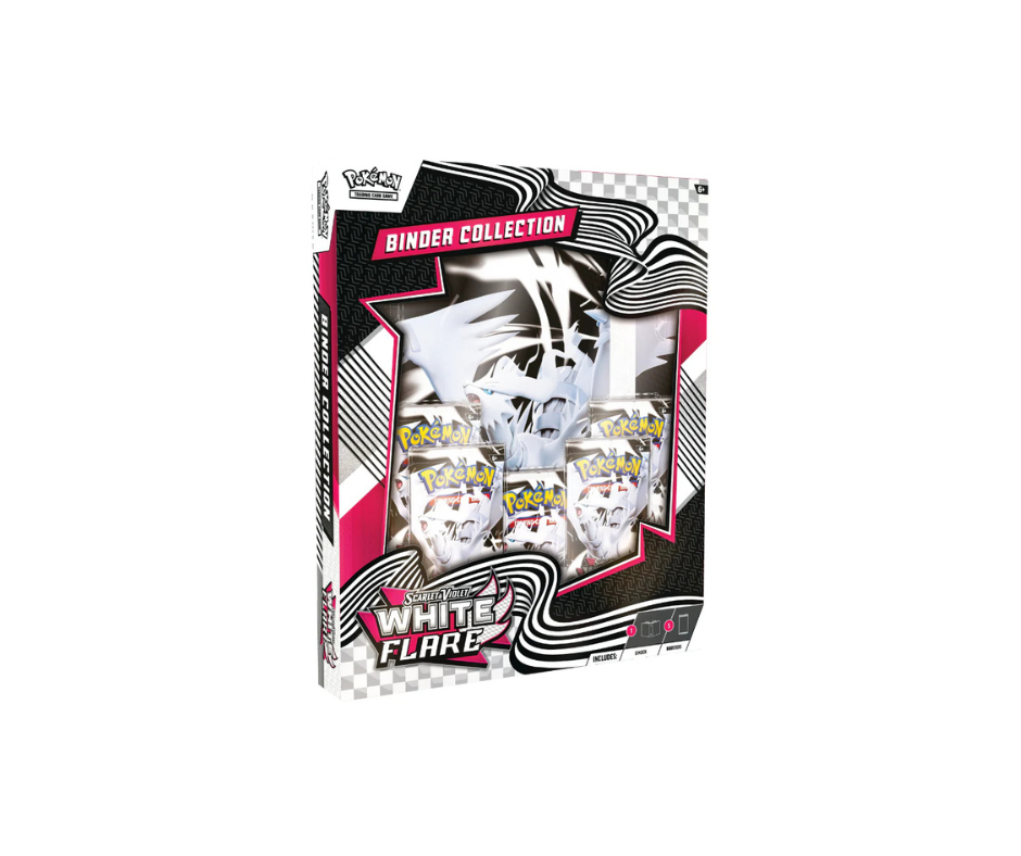Pokémon TCG: Scarlet & Violet - White Flare - Binder Collection - Inglés - Cherisaur Store