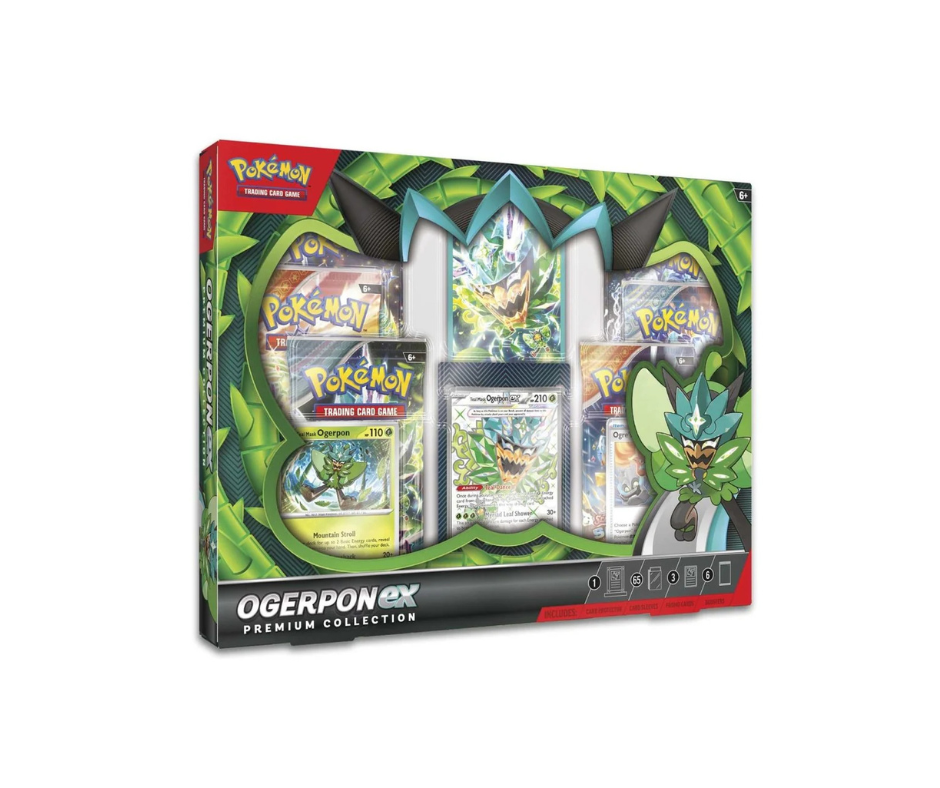 Pokémon TCG: Scarlet & Violet - Ogerpon EX Premium Collection - Ingles - Cherisaur Store