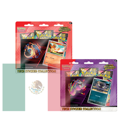 Pokémon JCC: Mega Evolucion - Ascenso Heroico - Sticker Collection Par - Español - Cherisaur Store