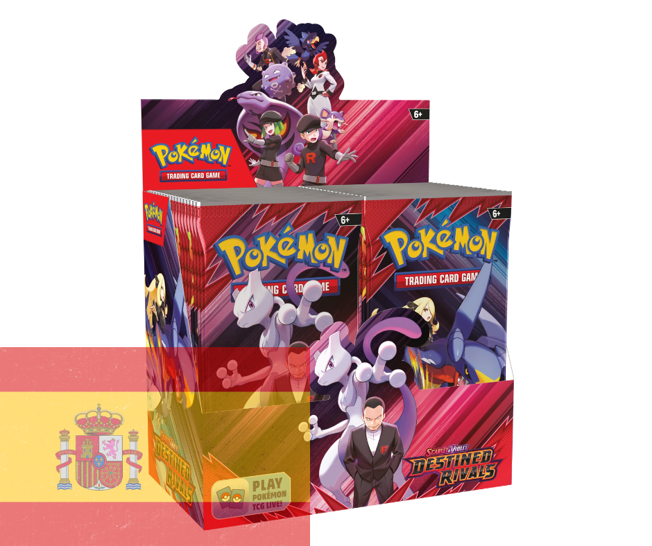 Pokémon JCC:  Escarlata y Púrpura - Rivales Predestinados  - Booster Box - Español - Cherisaur Store