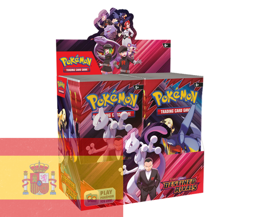 Pokémon JCC:  Escarlata y Púrpura - Rivales Predestinados  - Booster Box - Español - Cherisaur Store