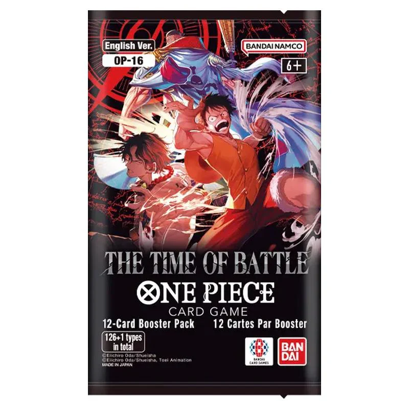 One Piece Card Game - OP-16 - The Time of Battle - Booster Pack (12 Cartas) - Inglés - Cherisaur Store
