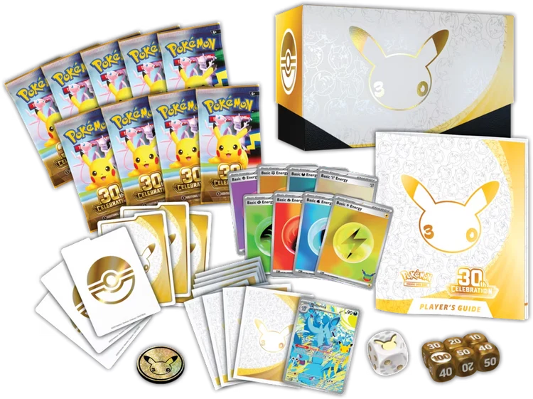 Pokémon TCG: Mega Evolution - 30th Celebration - Elite Trainer Box - Español - Cherisaur Store