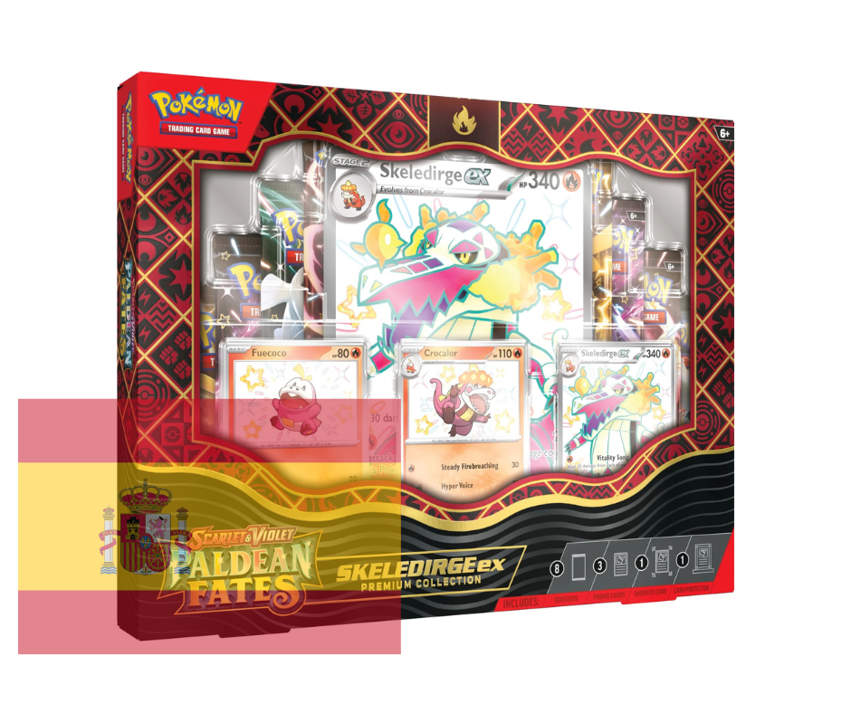 Pokémon JCC: Scarlet & Violet - Destinos de Paldea - Coleccion Premium - Español - Cherisaur Store