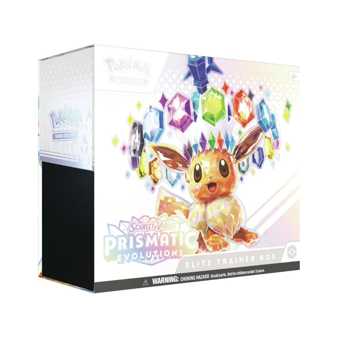 Pokémon TCG: Scarlet & Violet - Prismatic Evolutions - Elite Trainer Box - Inglés - Cherisaur Store