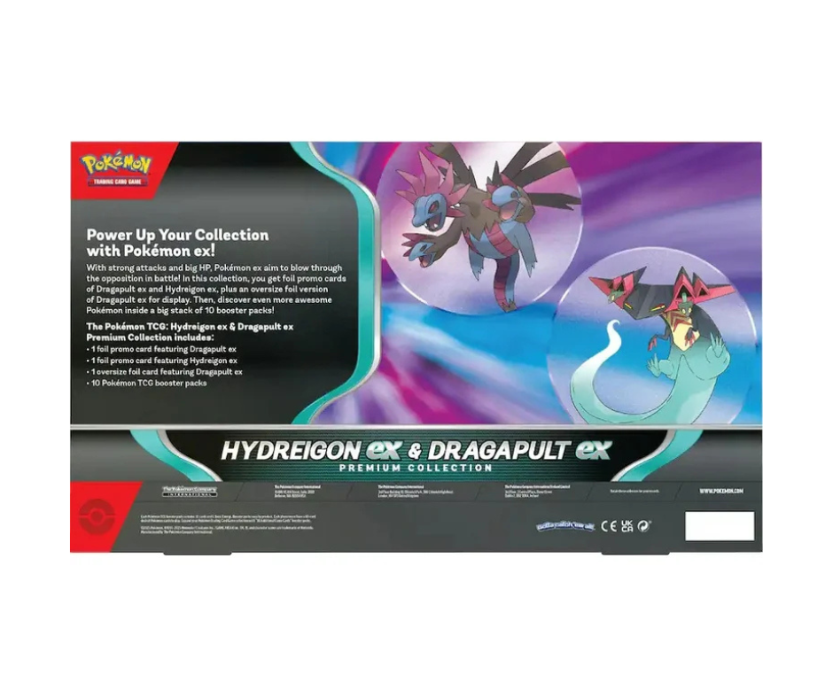 Pokémon TCG: Hydreigon ex & Dragapult ex - Premium Collection - Inglés - Cherisaur Store