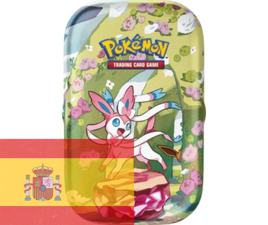 Pokémon JCC: Escarlata y Púrpura - Evoluciones Prismáticas - Mini Lata - Español - Cherisaur Store