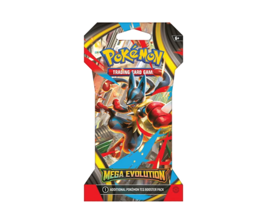 Pokémon TCG: Mega Evolution - Sleeved Booster Pack Individual - Inglés - Cherisaur Store