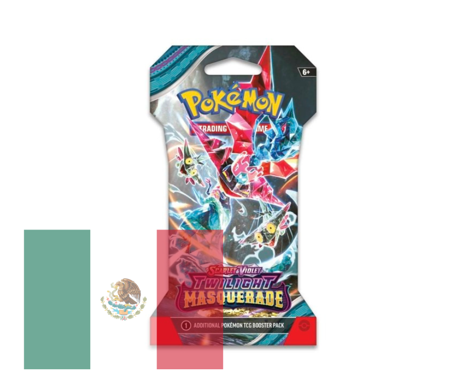 Pokémon JCC: Escarlata & Purpura - Mascarada Crepuscular - Sleeved Booster Pack - Español - Cherisaur Store