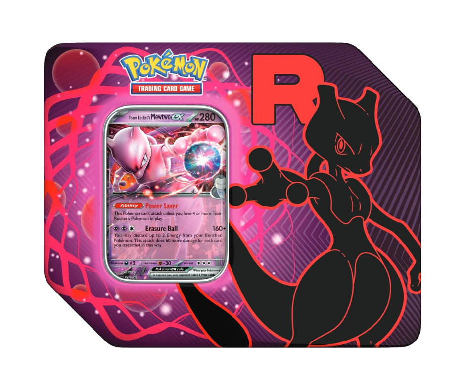 Pokémon TCG: Scarlet & Violet - Tin Team Rocket's - Ingles - Cherisaur Store