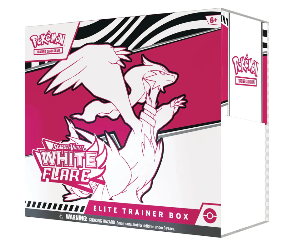 Pokémon TCG: Scarlet & Violet - White Flare - Elite Trainer Box - Inglés - Cherisaur Store