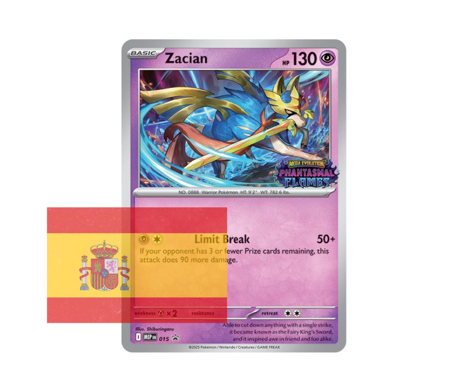 Pokémon JCC: Mega Evolución - Fuegos Fantasmales - Combina y Combate - Español - Cherisaur Store