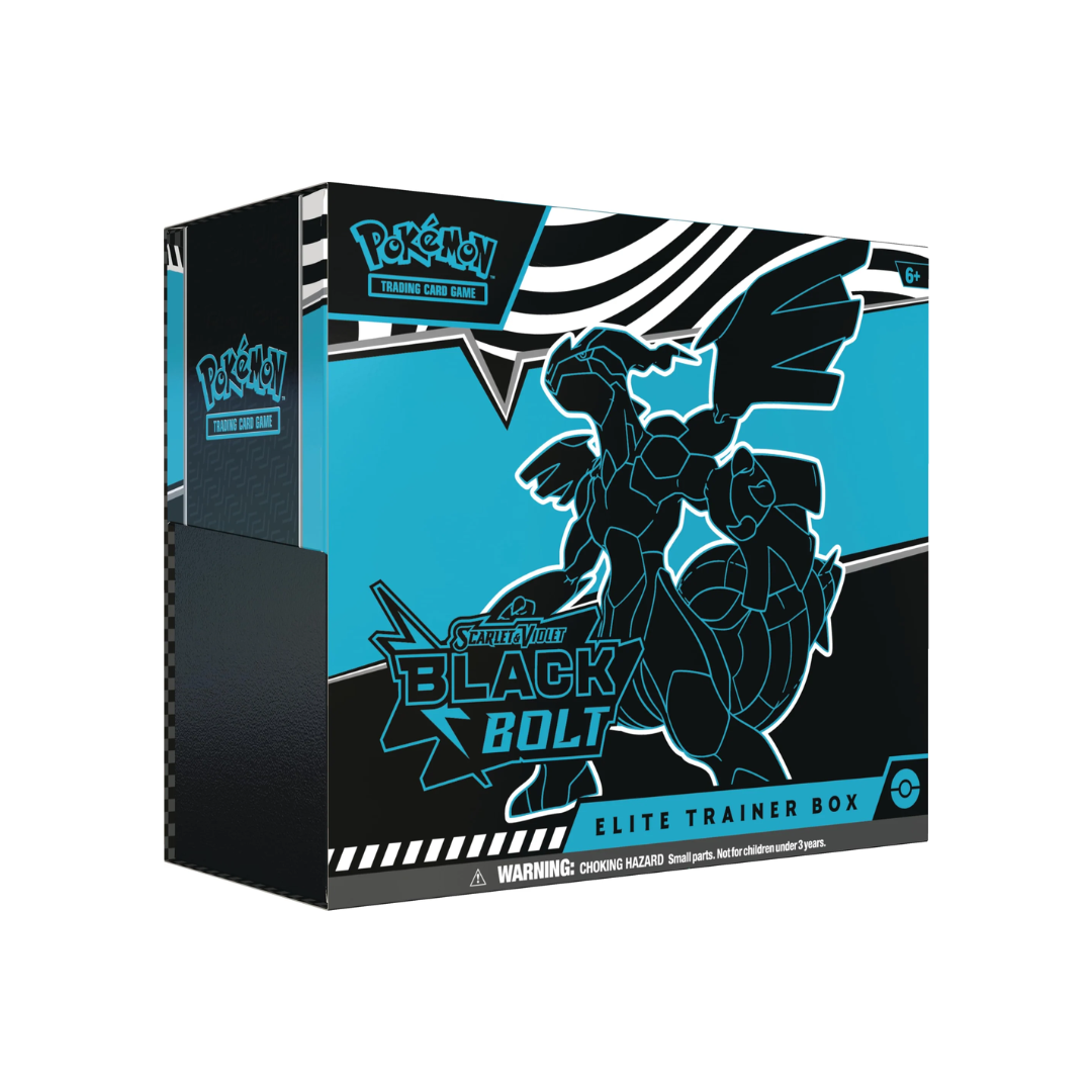 Pokémon TCG: Scarlet & Violet - Black Bolt - Elite Trainer Box - Inglés - Cherisaur Store
