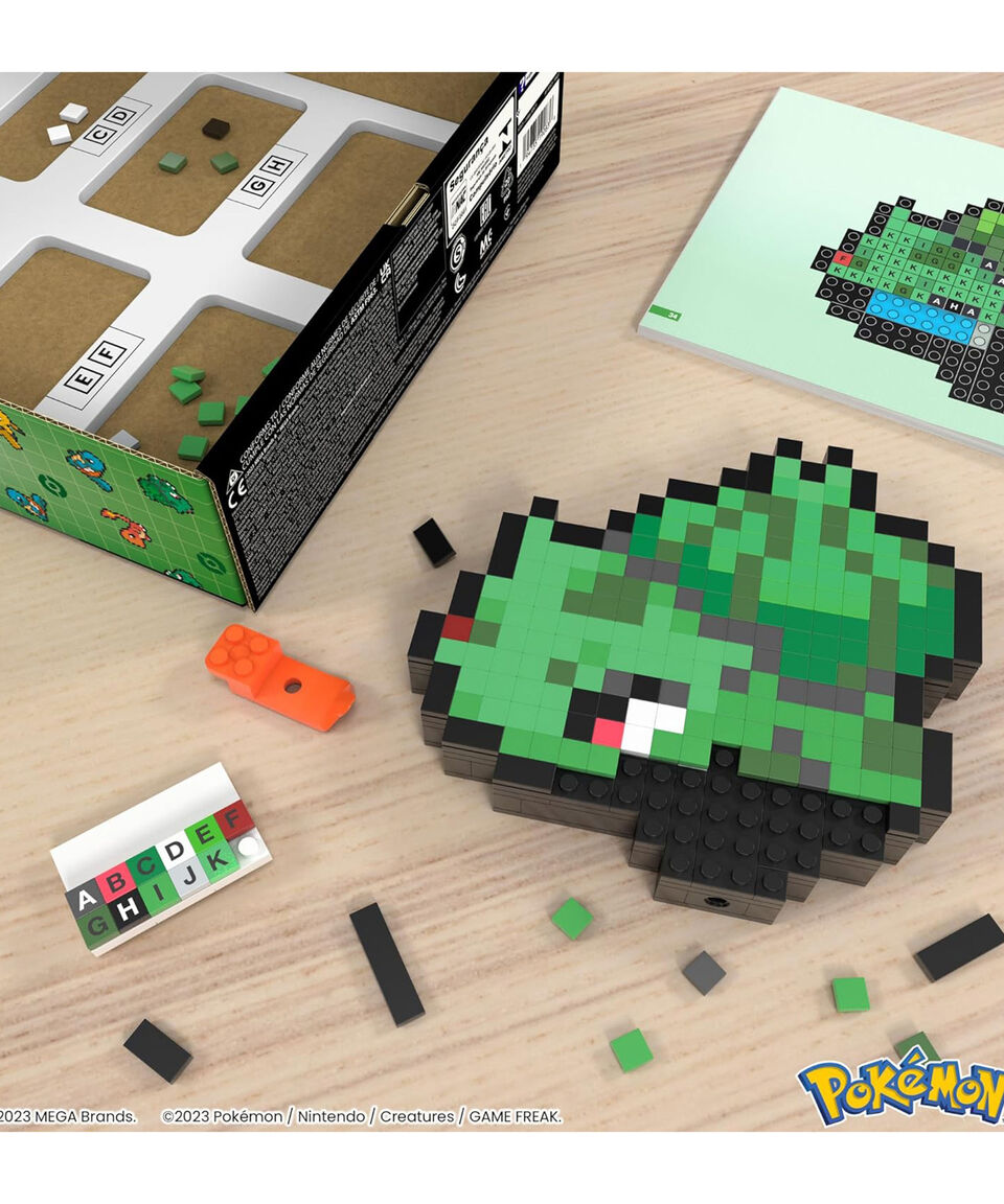 Mega Bloks Playset - Pokémon - Bulbasaur Pixel - Cherisaur Store