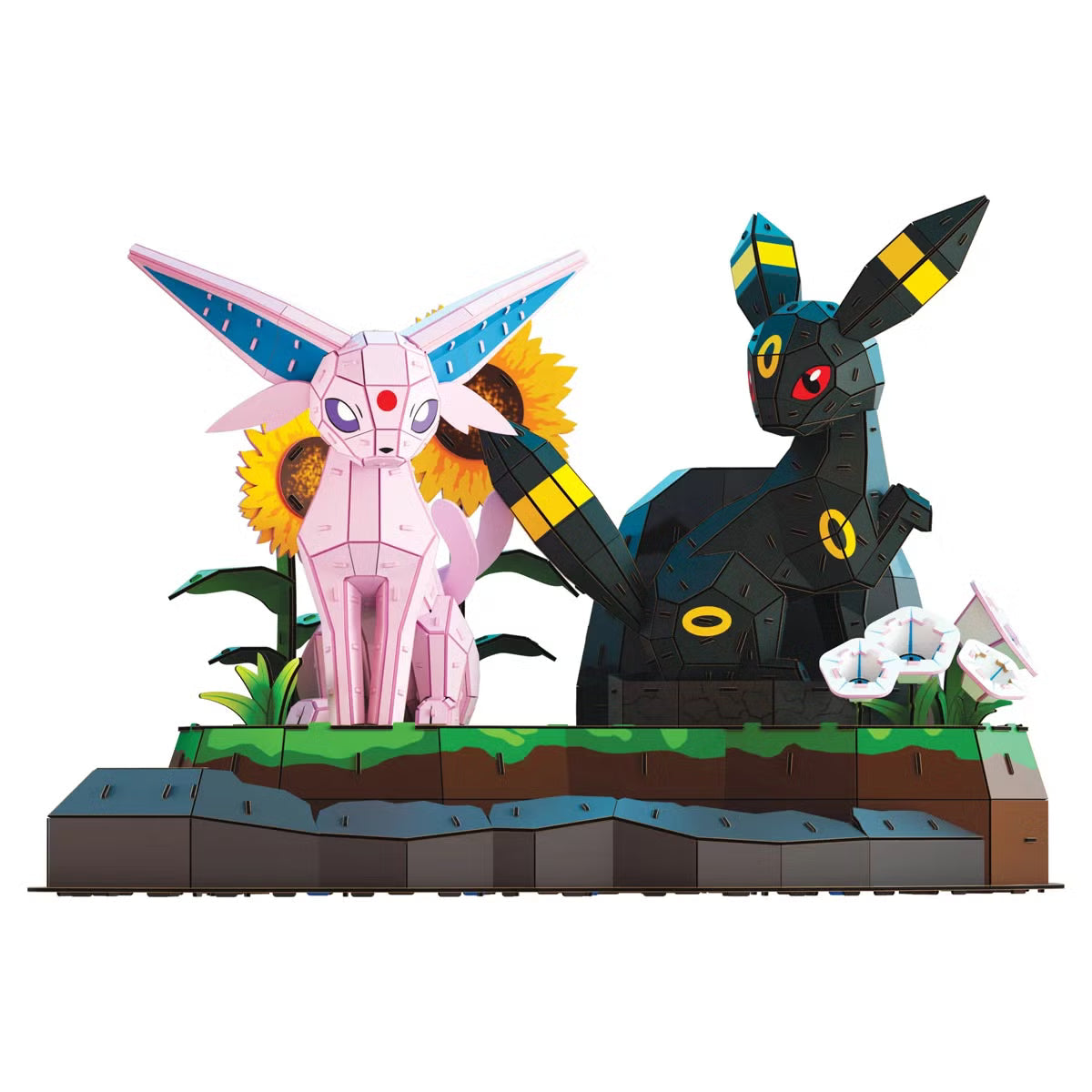 4D Build - Pokemon Espeon & Umbreon 3D Puzzle Kit, 452 pcs - Cherisaur Store