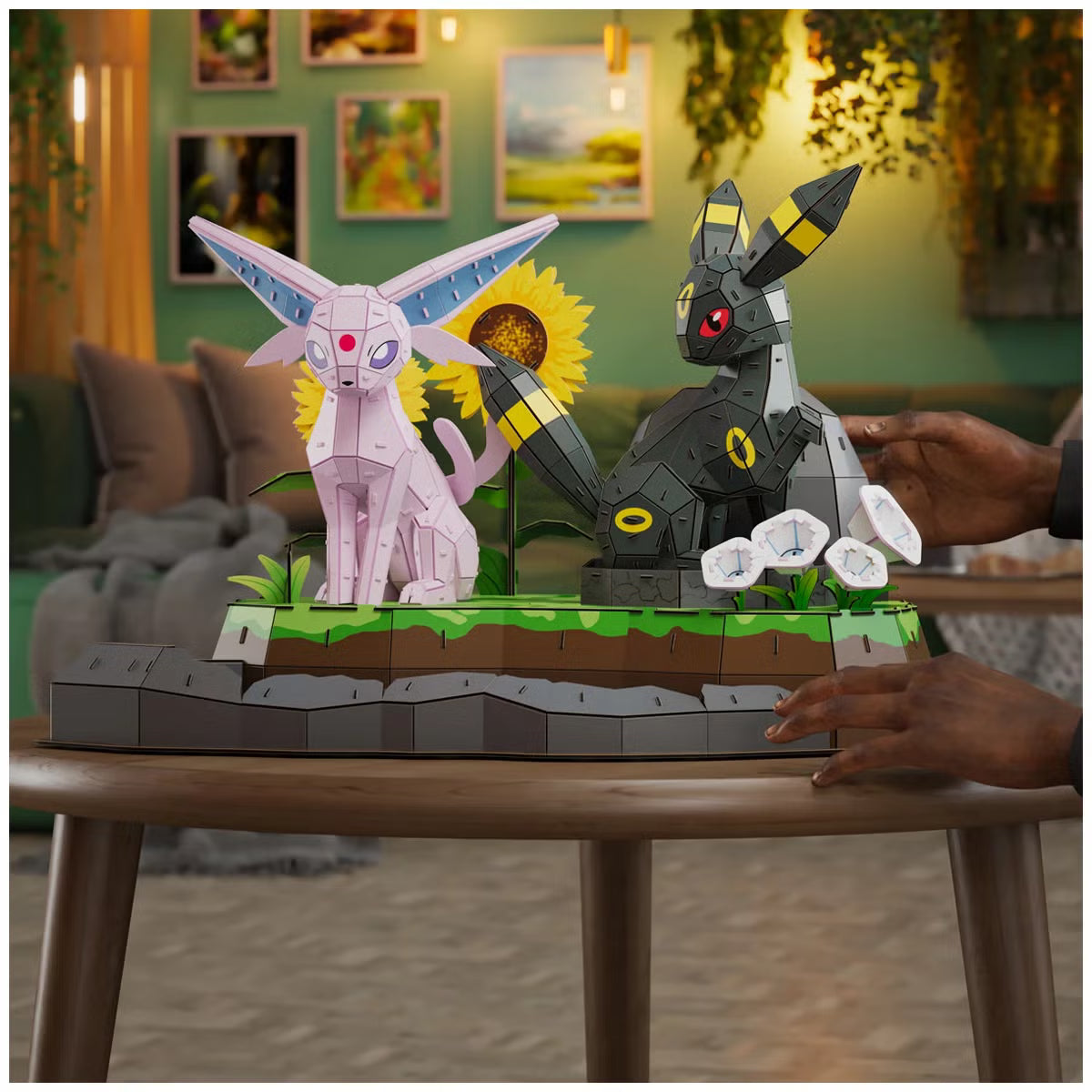 4D Build - Pokemon Espeon & Umbreon 3D Puzzle Kit, 452 pcs - Cherisaur Store