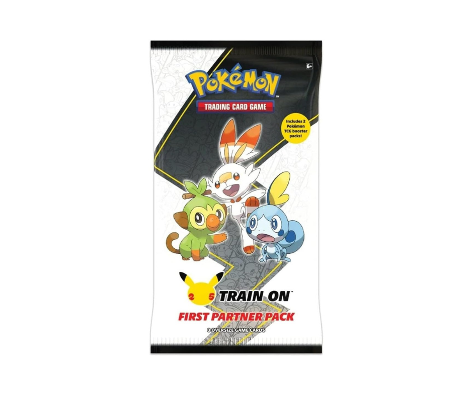 Pokémon TCG: 25 Train On - First Starter Pack Galar/Alola - Inglés - Cherisaur Store