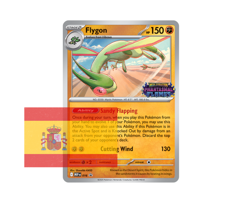 Pokémon JCC: Mega Evolución - Fuegos Fantasmales - Combina y Combate - Español - Cherisaur Store