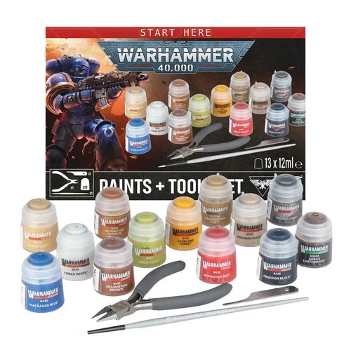 Warhammer 40K - Paints + Tools Set - Cherisaur Store