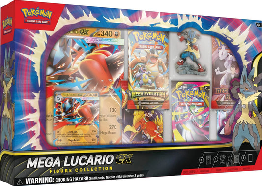 Pokémon TCG: Mega Lucario ex Figure Collection - Ingles - Cherisaur Store