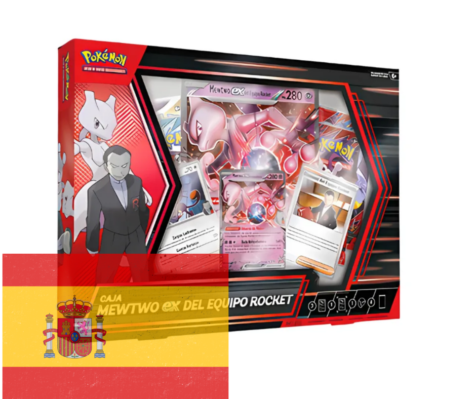 Pokémon JCC: Scarlet & Violet - Caja del Equipo Rocket Mewtwo EX - Español - Cherisaur Store