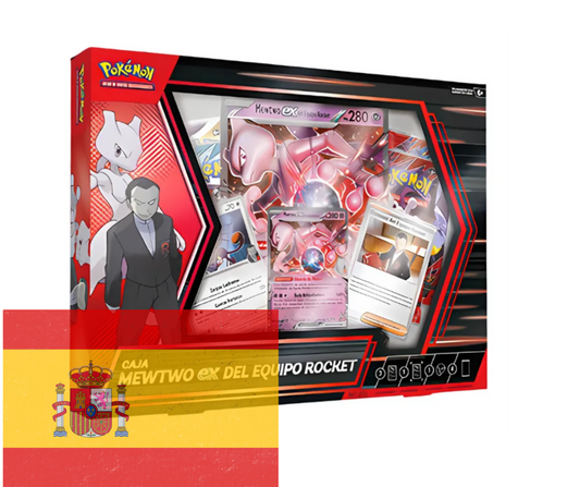 Pokémon JCC: Scarlet & Violet - Caja del Equipo Rocket Mewtwo EX - Español - Cherisaur Store